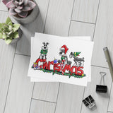 Very Schnauzer Christmas Greeting Card Bundles (10, 30, 50 pcs) | The Bloodhound Shop