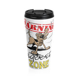 Slobber Zone Stainless Steel Travel Mug - The Bloodhound Shop