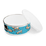 2021 Bloodhound Aqua FBC Enamel Bowl