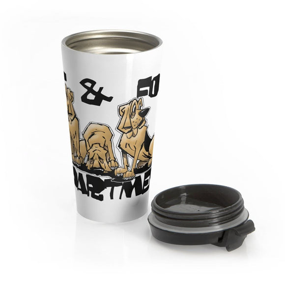 Lost and Found Hounds Stainless Steel Travel Mug - The Bloodhound Shop