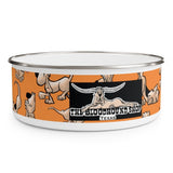 2021 Bloodhound Orange FBC Enamel Bowl