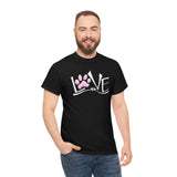 Paw Love Unisex Heavy Cotton Tee | The Bloodhound Shop