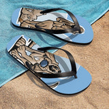 Bloodhound FBC design Unisex Flip-Flops