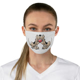 I Love Bloodhounds FBC Fabric Face Mask