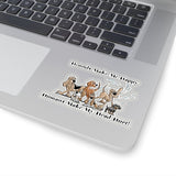 2021 Hounds Make Me Happy FBC Kiss-Cut Stickers