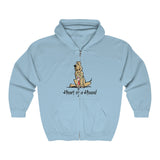 Heart of a Hound Full Color Unisex Heavy Blend™ Full Zip Hooded Sweatshirt | The Bloodhound Shop