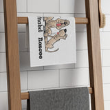 Three Red Hounds Rally Towel, 11x18 | The Bloodhound Shop