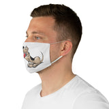 I Love Bloodhounds FBC Fabric Face Mask