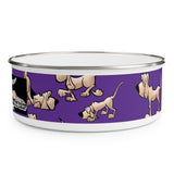 2021 Bloodhound FBC Purple Enamel Bowl
