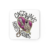 Castaways Hooves & Hounds Corkwood Coaster Set