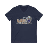 The Bern With Hounds FBC Unisex Jersey Short Sleeve V-Neck Tee