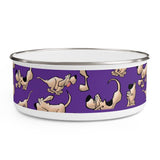 2021 Bloodhound FBC Purple Enamel Bowl