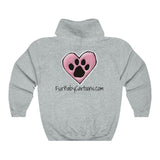 Official Fur Baby Cartoons 2021 Logo FBC Unisex Heavy Blend™ Hooded Sweatshirt