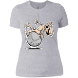 Wrecking Ball Hound Next Level Ladies' Boyfriend T-Shirt - The Bloodhound Shop