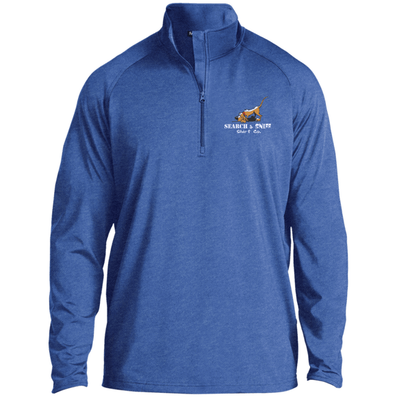 Search and Sniff Specialty Sport-Tek 1/2 Zip Raglan Performance Pullover - The Bloodhound Shop