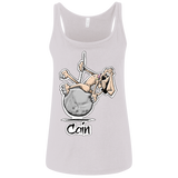 Wrecking Ball Hound Custom Cain Bella + Canvas Ladies' Relaxed Jersey Tank - The Bloodhound Shop