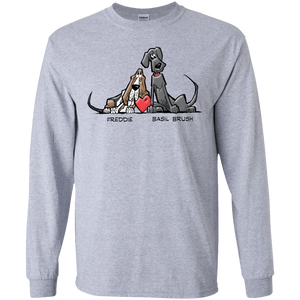 Tim's Freddie/Basil Love Gildan LS Ultra Cotton T-Shirt - The Bloodhound Shop