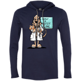 Veterinarian Hound Anvil LS T-Shirt Hoodie - The Bloodhound Shop