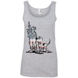Soldier Hound Ladies' 100% Ringspun Cotton Tank Top - The Bloodhound Shop
