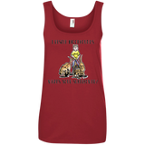 Superpower Howards Hounds Anvil Ladies' 100% Ringspun Cotton Tank Top - The Bloodhound Shop