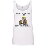 Superpower Howards Hounds Anvil Ladies' 100% Ringspun Cotton Tank Top - The Bloodhound Shop