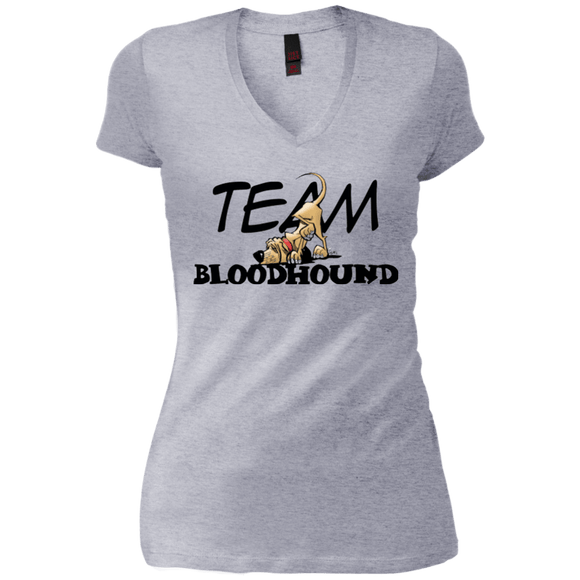 Team Bloodhound District Junior's Vintage Wash V-Neck T-Shirt - The Bloodhound Shop