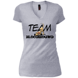 Team Bloodhound District Junior's Vintage Wash V-Neck T-Shirt - The Bloodhound Shop