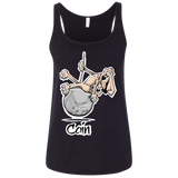 Wrecking Ball Hound Custom Cain Bella + Canvas Ladies' Relaxed Jersey Tank - The Bloodhound Shop