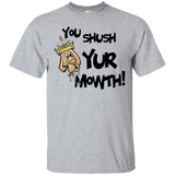 Shush Your Mouth Gildan Ultra Cotton T-Shirt - The Bloodhound Shop