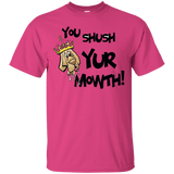 Shush Your Mouth Gildan Ultra Cotton T-Shirt - The Bloodhound Shop