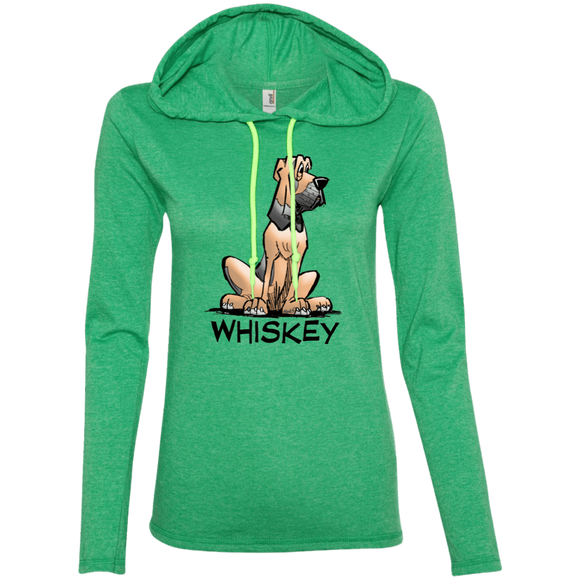Whiskey Collection Anvil Ladies' LS T-Shirt Hoodie - The Bloodhound Shop