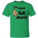 Shush Your Mouth Gildan Ultra Cotton T-Shirt - The Bloodhound Shop