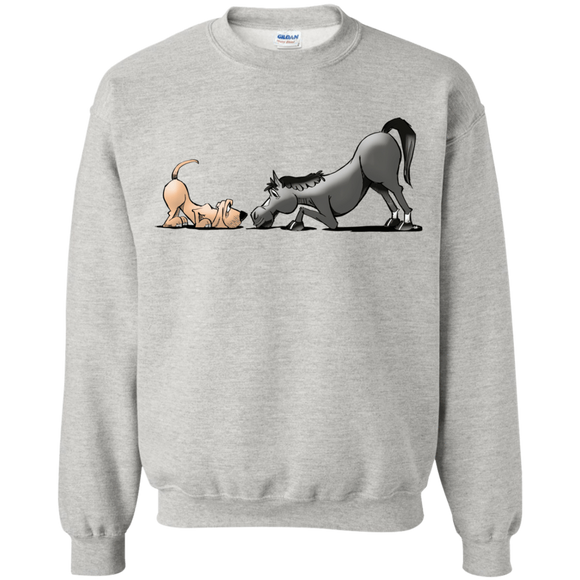 Palmers Horse'n Around Gildan Crewneck Pullover Sweatshirt  8 oz. - The Bloodhound Shop