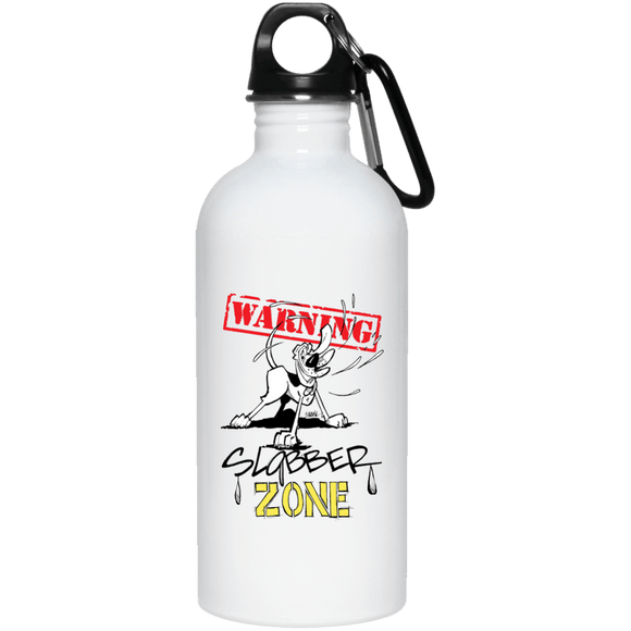 Slobber Zone Hound 20 oz. Stainless Steel Water Bottle - The Bloodhound Shop