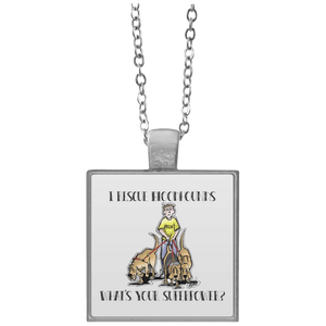 Superpower Howards Hounds Square Necklace - The Bloodhound Shop