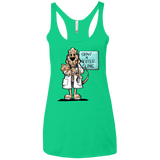 Veterinarian Hound Next Level Ladies' Triblend Racerback Tank - The Bloodhound Shop