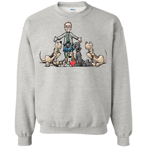 Tim's Hound Love Gildan Crewneck Pullover Sweatshirt  8 oz. - The Bloodhound Shop