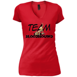 Team Bloodhound District Junior's Vintage Wash V-Neck T-Shirt - The Bloodhound Shop