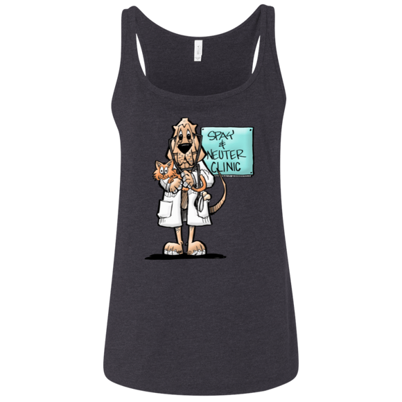 Veterinarian Hound Bella + Canvas Ladies' Relaxed Jersey Tank - The Bloodhound Shop