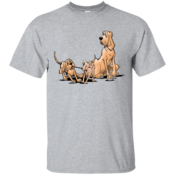 Palmers Playful Pups Gildan Ultra Cotton T-Shirt - The Bloodhound Shop