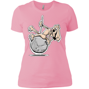 Wrecking Ball Hound Next Level Ladies' Boyfriend T-Shirt - The Bloodhound Shop