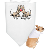 Tim's Droopy Rupert & Authur Doggie Bandana - The Bloodhound Shop