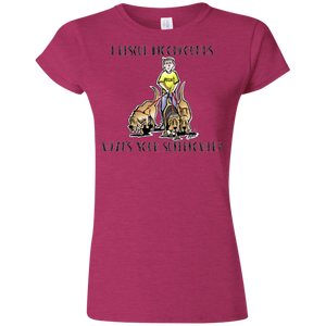 Superpower Howards Hounds Gildan Softstyle Ladies' T-Shirt - The Bloodhound Shop