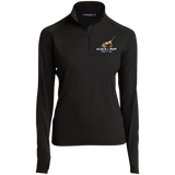 Search and Sniff Specialty Sport-Tek Women's 1/2 Zip Performance Pullover - The Bloodhound Shop