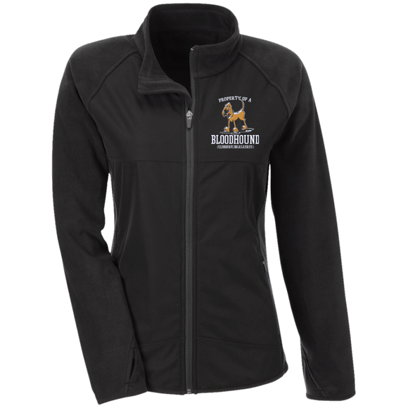 Property of a Bloodhound Specialty Team 365 Ladies' Microfleece with Front Polyester Overlay - The Bloodhound Shop