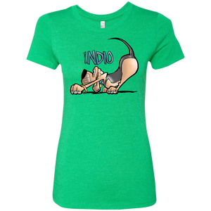 Robyn Indio Custom Next Level Ladies' Triblend T-Shirt - The Bloodhound Shop