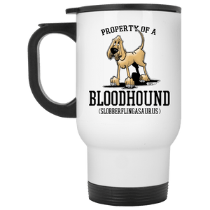 Property of a Hound White Travel Mug - The Bloodhound Shop