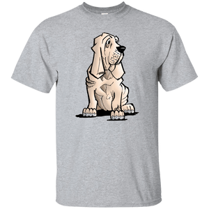 SALE Bloodhound Puppy Gildan Ultra Cotton T-Shirt - The Bloodhound Shop