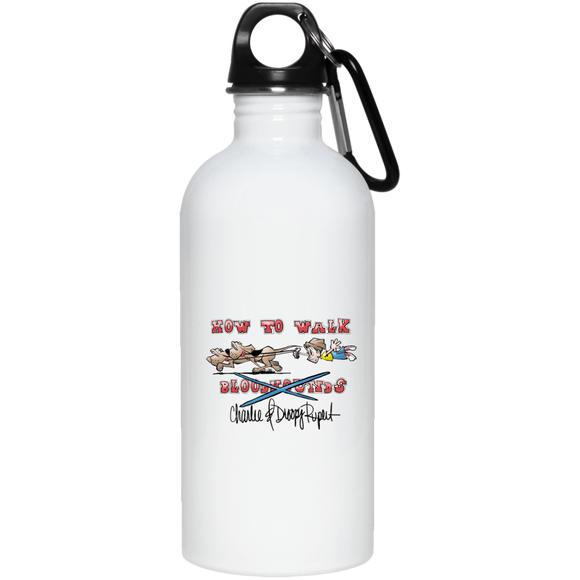 Tim's Walk Bloodhounds 20 oz. Stainless Steel Water Bottle - The Bloodhound Shop