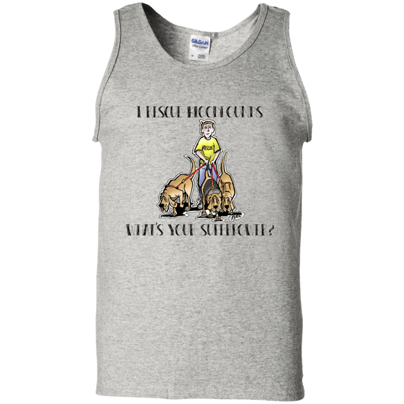 Superpower Howards Hounds Gildan 100% Cotton Tank Top - The Bloodhound Shop